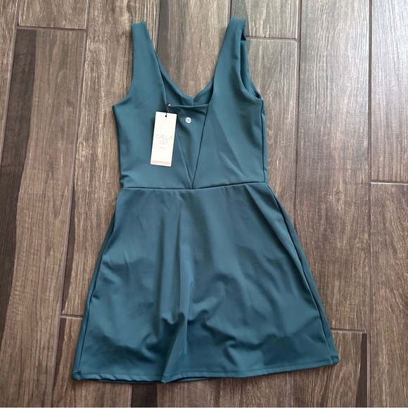 NWT CALIA Sleeveless Power Move Golf Dress in Deep Aqua Sz XS - Picture 6 of 8